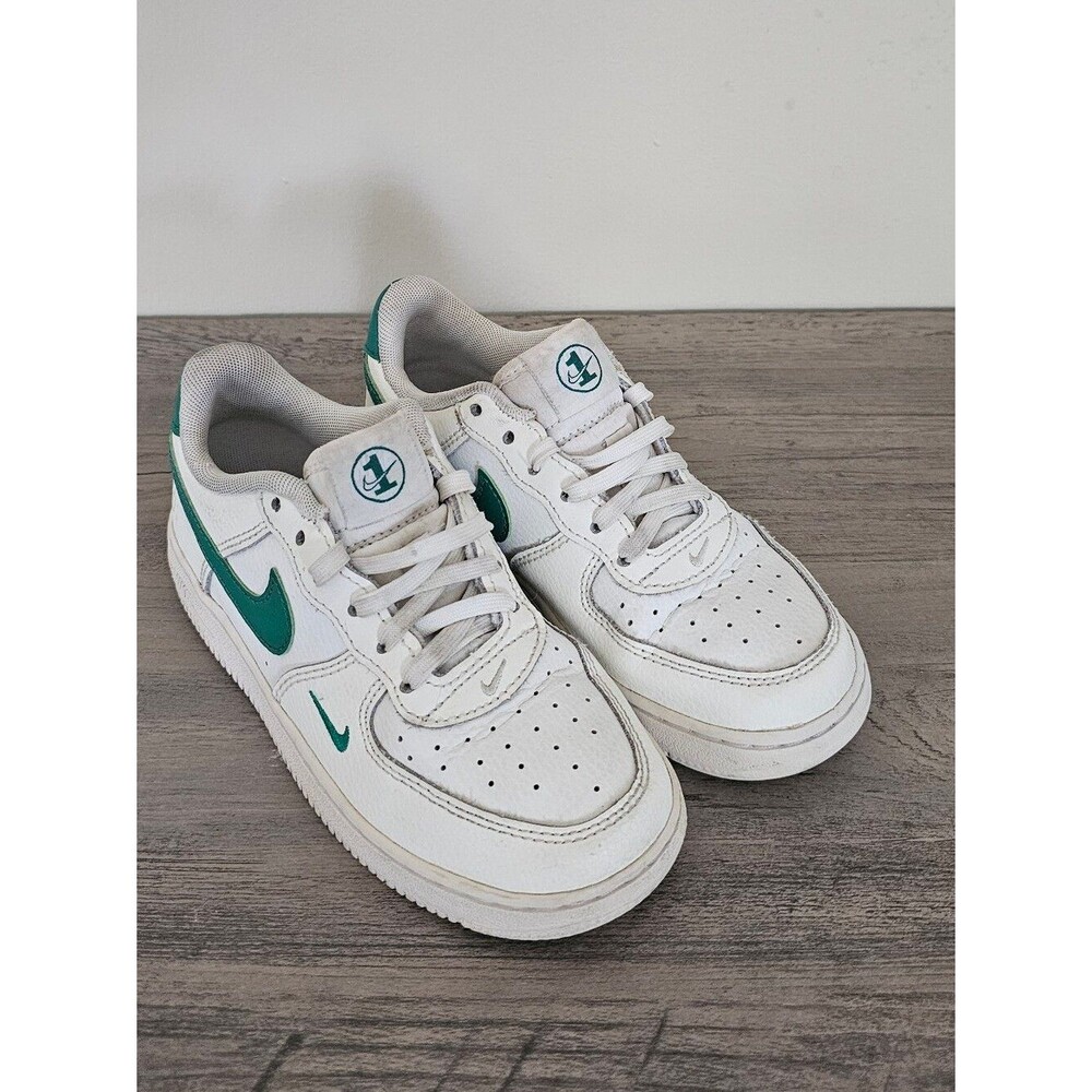 Nike Air Force 1 07 LV8 40th Anniversary Sail Malachite Low White Green 13 C Boy